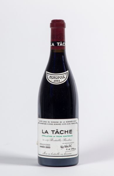 FRANCIA : Domaine de la Romanee-Conti La Tache Grand Cru Monopole (1 BT)  - Asta Timeless Treasures / Due secoli di vini leggendari - Associazione Nazionale - Case d'Asta italiane
