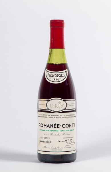 FRANCIA : Domaine de la Romanee-Conti Romanee-Conti Grand Cru (1 BT)  - Asta Timeless Treasures / Due secoli di vini leggendari - Associazione Nazionale - Case d'Asta italiane
