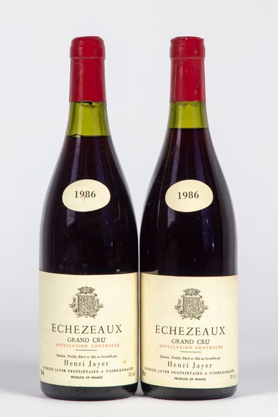 FRANCIA : Henri Jayer Echezeaux Grand Cru (2 BT)  - Asta Timeless Treasures / Due secoli di vini leggendari - Associazione Nazionale - Case d'Asta italiane