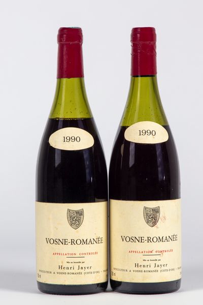 FRANCIA : Henri Jayer Vosne-Romanee (2 BT)  - Asta Timeless Treasures / Due secoli di vini leggendari - Associazione Nazionale - Case d'Asta italiane