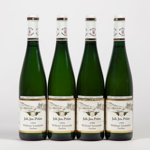 Francia<br>Germania : Joh. Jos. Prum Whelener Sonnenuhr Riesling Auslese (4 BT)  - Asta Timeless Treasures / Due secoli di vini leggendari - Associazione Nazionale - Case d'Asta italiane