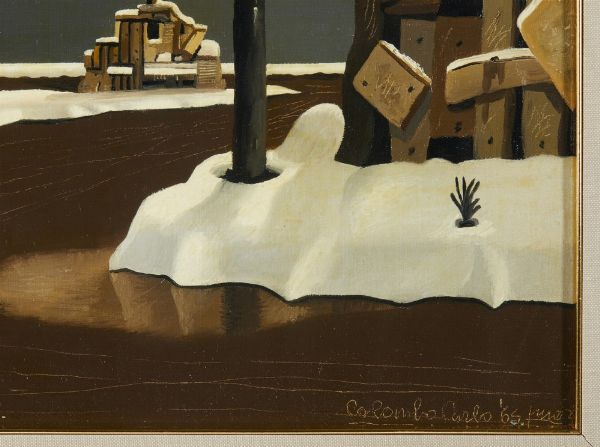 COLOMBO CARLO : INVERNO  - Asta Asta 499 | ARTE MODERNA E CONTEMPORANEA Virtuale - Associazione Nazionale - Case d'Asta italiane