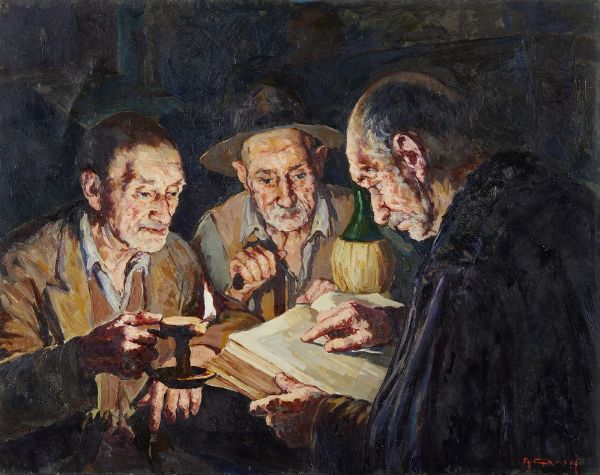 GRASSI ALFONSO (1918 - 2002) : SENZA TITOLO  - Asta Asta 499 | ARTE MODERNA E CONTEMPORANEA Virtuale - Associazione Nazionale - Case d'Asta italiane