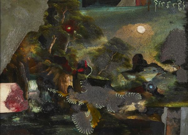 FIESCHI GIANNETTO (1921 - 2010) : ARCADIA NEL CUORE O: OCCASIONE FUGGEVOLE  - Asta Asta 499 | ARTE MODERNA E CONTEMPORANEA Virtuale - Associazione Nazionale - Case d'Asta italiane