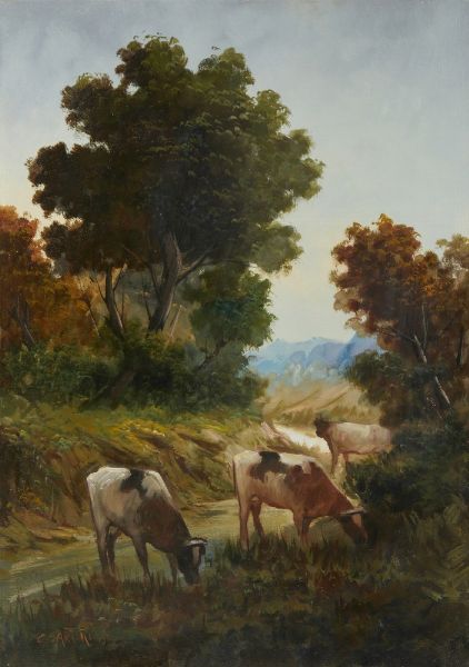 SARTORI CARLO (1921 - 2010) : ANIMALI AL PASCOLO  - Asta Asta 499 | ARTE MODERNA E CONTEMPORANEA Virtuale - Associazione Nazionale - Case d'Asta italiane