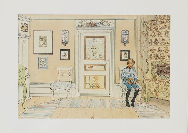 LARSSON CARL (1853 - 1919) : LOTTO COMPOSTO DA N.6 FOGLI  - Asta Asta 499 | ARTE MODERNA E CONTEMPORANEA Virtuale - Associazione Nazionale - Case d'Asta italiane