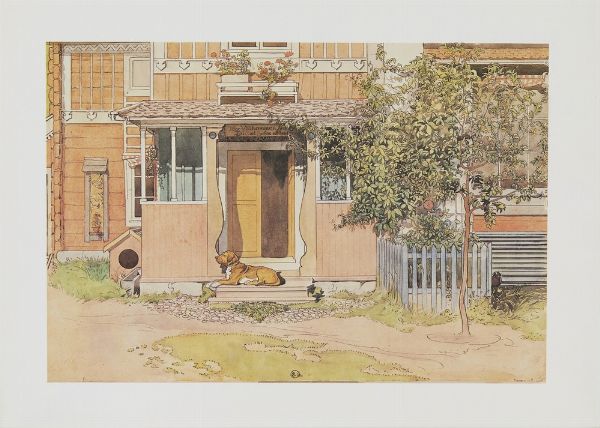 LARSSON CARL (1853 - 1919) : LOTTO COMPOSTO DA N.6 FOGLI  - Asta Asta 499 | ARTE MODERNA E CONTEMPORANEA Virtuale - Associazione Nazionale - Case d'Asta italiane