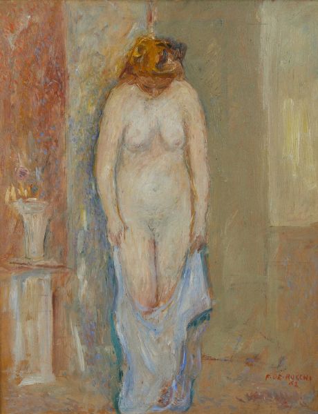 DE ROCCHI FRANCESCO (1902 - 1978) : NUDINO PUDICO  - Asta Asta 499 | ARTE MODERNA E CONTEMPORANEA Virtuale - Associazione Nazionale - Case d'Asta italiane