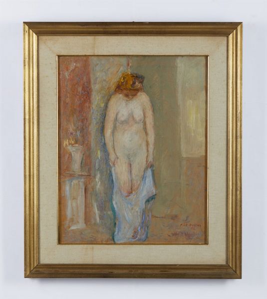DE ROCCHI FRANCESCO (1902 - 1978) : NUDINO PUDICO  - Asta Asta 499 | ARTE MODERNA E CONTEMPORANEA Virtuale - Associazione Nazionale - Case d'Asta italiane
