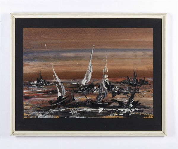 POPHILLAT MICHEL : SENZA TITOLO  - Asta Asta 499 | ARTE MODERNA E CONTEMPORANEA Virtuale - Associazione Nazionale - Case d'Asta italiane