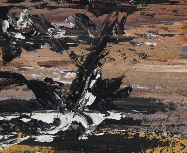 POPHILLAT MICHEL : SENZA TITOLO  - Asta Asta 499 | ARTE MODERNA E CONTEMPORANEA Virtuale - Associazione Nazionale - Case d'Asta italiane