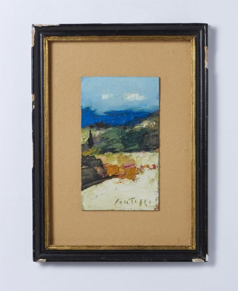 SCATIZZI SERGIO (1918 - 2009) : PAESAGGIO  - Asta Asta 499 | ARTE MODERNA E CONTEMPORANEA Virtuale - Associazione Nazionale - Case d'Asta italiane