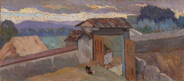 MALESCI GIOVANNI (1884 - 1969) : PAESAGGIO  - Asta Asta 499 | ARTE MODERNA E CONTEMPORANEA Virtuale - Associazione Nazionale - Case d'Asta italiane