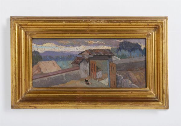 MALESCI GIOVANNI (1884 - 1969) : PAESAGGIO  - Asta Asta 499 | ARTE MODERNA E CONTEMPORANEA Virtuale - Associazione Nazionale - Case d'Asta italiane