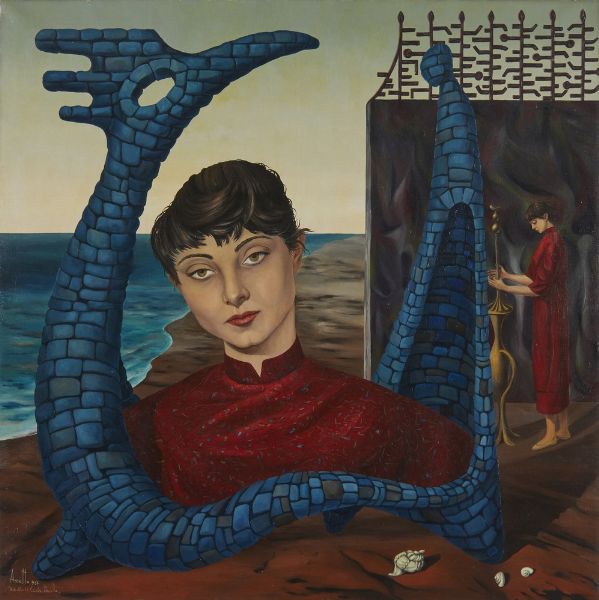 ASSETTO FRANCO (1911 - 1991) : RITRATTO DI CARLA BACOLLA  - Asta Asta 499 | ARTE MODERNA E CONTEMPORANEA Virtuale - Associazione Nazionale - Case d'Asta italiane