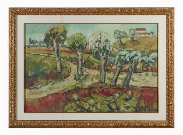 FACCINCANI ATHOS (n. 1951) : L'ALBERO DI CILIEGIO  - Asta Asta 499 | ARTE MODERNA E CONTEMPORANEA Virtuale - Associazione Nazionale - Case d'Asta italiane