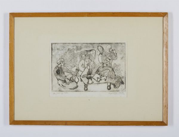 VITERBO GREEN SUZY (1904 - 1999) : SENZA TITOLO  - Asta Asta 499 | ARTE MODERNA E CONTEMPORANEA Virtuale - Associazione Nazionale - Case d'Asta italiane