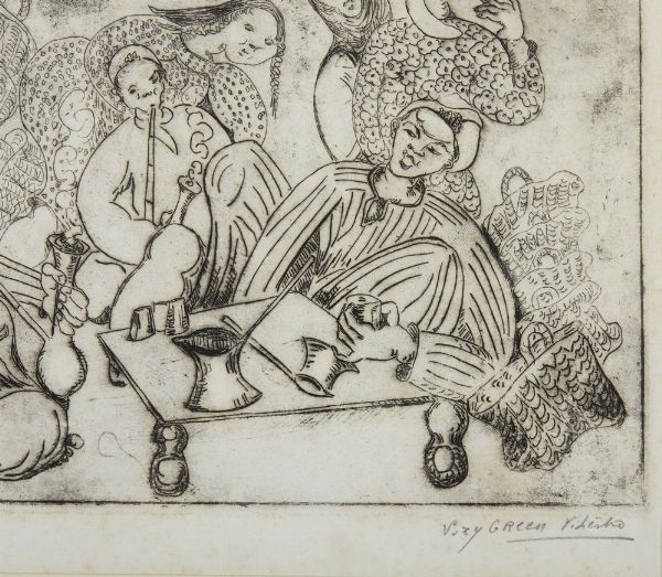 VITERBO GREEN SUZY (1904 - 1999) : SENZA TITOLO  - Asta Asta 499 | ARTE MODERNA E CONTEMPORANEA Virtuale - Associazione Nazionale - Case d'Asta italiane