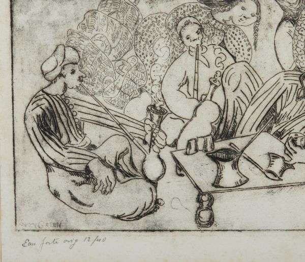 VITERBO GREEN SUZY (1904 - 1999) : SENZA TITOLO  - Asta Asta 499 | ARTE MODERNA E CONTEMPORANEA Virtuale - Associazione Nazionale - Case d'Asta italiane