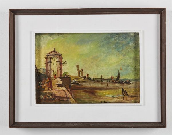 CAPUZZO MARIO (1902 - 1972) : VEDUTA DI VENEZIA - CAPRICCIO  - Asta Asta 499 | ARTE MODERNA E CONTEMPORANEA Virtuale - Associazione Nazionale - Case d'Asta italiane