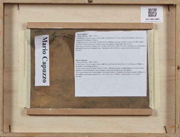 CAPUZZO MARIO (1902 - 1972) : VEDUTA DI VENEZIA - CAPRICCIO  - Asta Asta 499 | ARTE MODERNA E CONTEMPORANEA Virtuale - Associazione Nazionale - Case d'Asta italiane