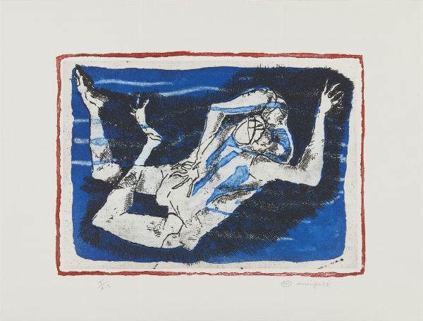 MINGUZZI LUCIANO (1911 - 2004) : LOTTO COMPOSTO DA N.6 FOGLI  - Asta Asta 499 | ARTE MODERNA E CONTEMPORANEA Virtuale - Associazione Nazionale - Case d'Asta italiane