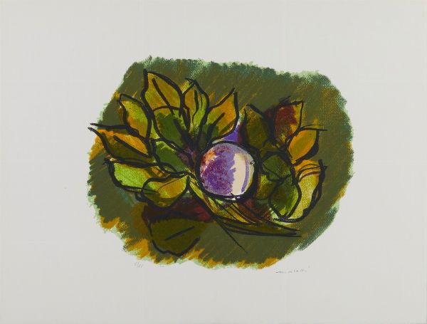 MORLOTTI ENNIO (1910 - 1992) : CARTELLA COMPOSTA DA N.3 FOGLI: MAGNOLIA E GIRASOLI, (1977)  - Asta Asta 499 | ARTE MODERNA E CONTEMPORANEA Virtuale - Associazione Nazionale - Case d'Asta italiane