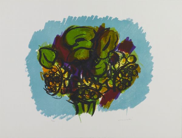 MORLOTTI ENNIO (1910 - 1992) : CARTELLA COMPOSTA DA N.3 FOGLI: MAGNOLIA E GIRASOLI, (1977)  - Asta Asta 499 | ARTE MODERNA E CONTEMPORANEA Virtuale - Associazione Nazionale - Case d'Asta italiane