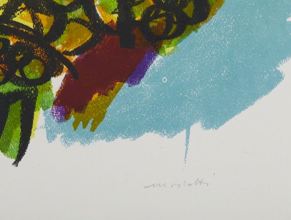 MORLOTTI ENNIO (1910 - 1992) : CARTELLA COMPOSTA DA N.3 FOGLI: MAGNOLIA E GIRASOLI, (1977)  - Asta Asta 499 | ARTE MODERNA E CONTEMPORANEA Virtuale - Associazione Nazionale - Case d'Asta italiane