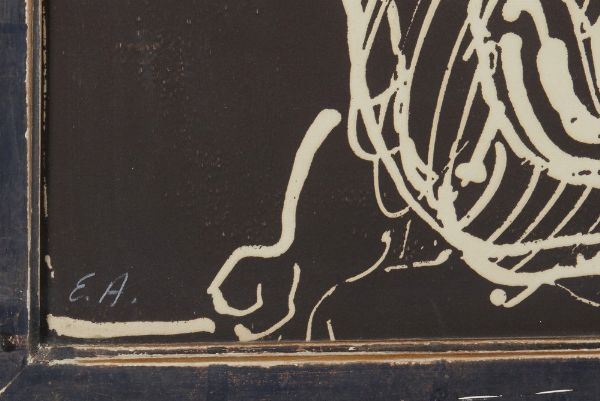 ORTEGA JOSE'  (1921 - 1990) : CAINO E ABELE  - Asta Asta 499 | ARTE MODERNA E CONTEMPORANEA Virtuale - Associazione Nazionale - Case d'Asta italiane