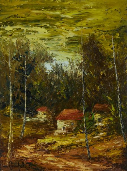 BONFADINI PINO (n. 1931) : PAESAGGIO (PERIODO IV)  - Asta Asta 499 | ARTE MODERNA E CONTEMPORANEA Virtuale - Associazione Nazionale - Case d'Asta italiane