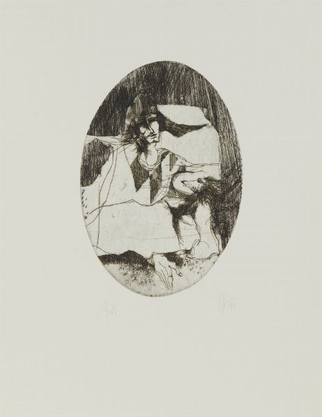 ARNOLDI NAG (n. 1928) : CARTELLA COMPOSTA DA N.6 FOGLI: RITRATTI DI ARLECCHINO  - Asta Asta 499 | ARTE MODERNA E CONTEMPORANEA Virtuale - Associazione Nazionale - Case d'Asta italiane