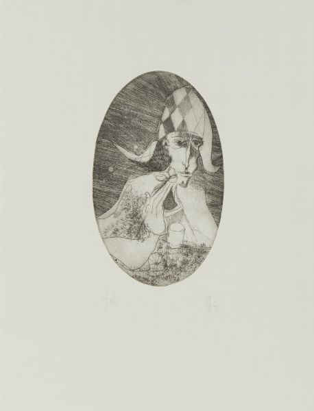 ARNOLDI NAG (n. 1928) : CARTELLA COMPOSTA DA N.6 FOGLI: RITRATTI DI ARLECCHINO  - Asta Asta 499 | ARTE MODERNA E CONTEMPORANEA Virtuale - Associazione Nazionale - Case d'Asta italiane