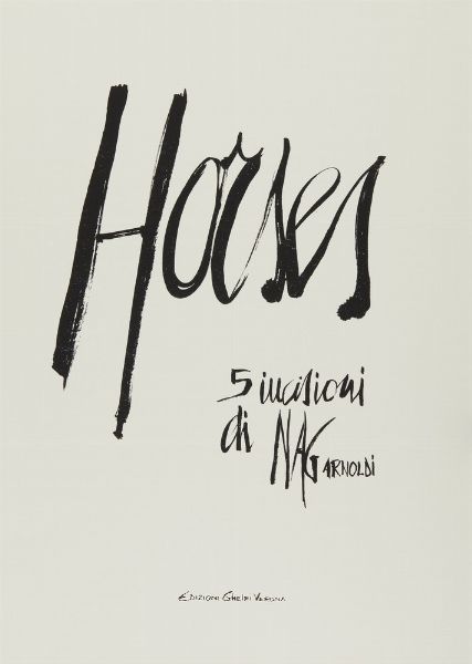 ARNOLDI NAG (n. 1928) : CARTELLA COMPOSTA DA N.5 FOGLI: HORSES  - Asta Asta 499 | ARTE MODERNA E CONTEMPORANEA Virtuale - Associazione Nazionale - Case d'Asta italiane