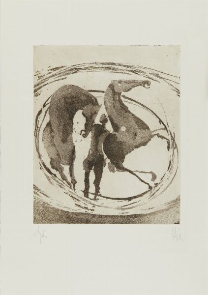 ARNOLDI NAG (n. 1928) : CARTELLA COMPOSTA DA N.5 FOGLI: HORSES  - Asta Asta 499 | ARTE MODERNA E CONTEMPORANEA Virtuale - Associazione Nazionale - Case d'Asta italiane
