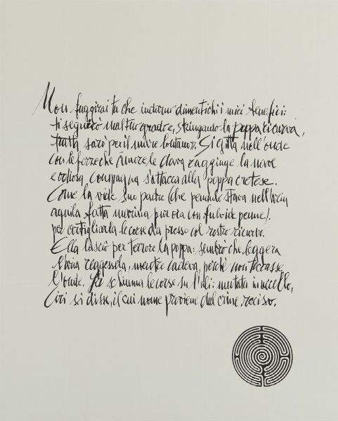 ARNOLDI NAG (n. 1928) : IL FILO DI ARIANNA, 2003  - Asta Asta 499 | ARTE MODERNA E CONTEMPORANEA Virtuale - Associazione Nazionale - Case d'Asta italiane