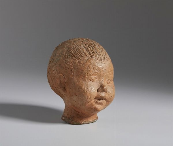 MANDELLI CARLO (1912 - 1975) : TESTA DI FANCIULLO  - Asta Asta 499 | ARTE MODERNA E CONTEMPORANEA Virtuale - Associazione Nazionale - Case d'Asta italiane