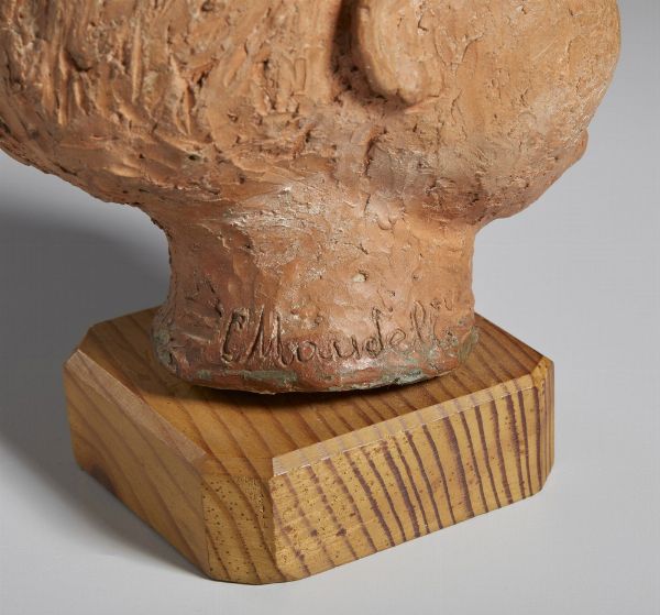 MANDELLI CARLO (1912 - 1975) : TESTA DI FANCIULLO  - Asta Asta 499 | ARTE MODERNA E CONTEMPORANEA Virtuale - Associazione Nazionale - Case d'Asta italiane