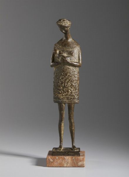 MANDELLI CARLO (1912 - 1975) : SENZA TITOLO  - Asta Asta 499 | ARTE MODERNA E CONTEMPORANEA Virtuale - Associazione Nazionale - Case d'Asta italiane