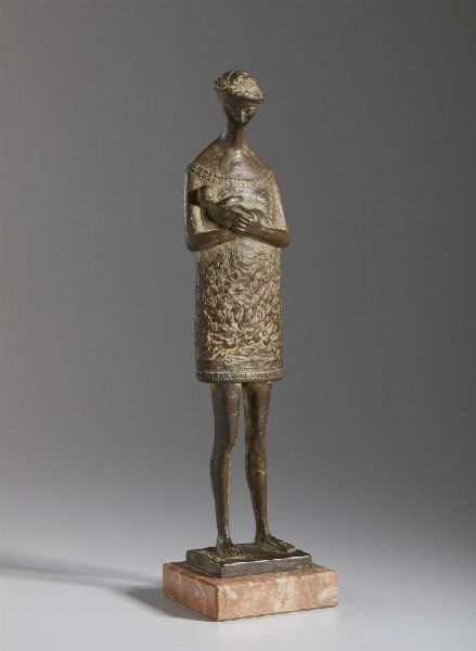 MANDELLI CARLO (1912 - 1975) : SENZA TITOLO  - Asta Asta 499 | ARTE MODERNA E CONTEMPORANEA Virtuale - Associazione Nazionale - Case d'Asta italiane