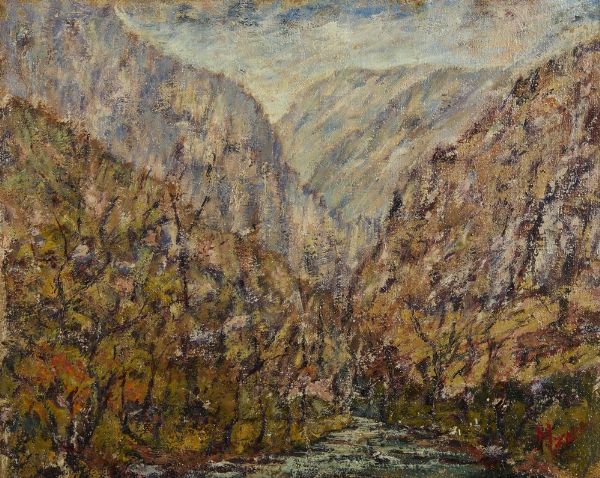 AUTORE NON IDENTIFICATO : VALLE  - Asta Asta 499 | ARTE MODERNA E CONTEMPORANEA Virtuale - Associazione Nazionale - Case d'Asta italiane