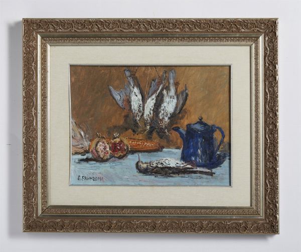 AUTORE NON IDENTIFICATO : NATURA MORTA  - Asta Asta 499 | ARTE MODERNA E CONTEMPORANEA Virtuale - Associazione Nazionale - Case d'Asta italiane