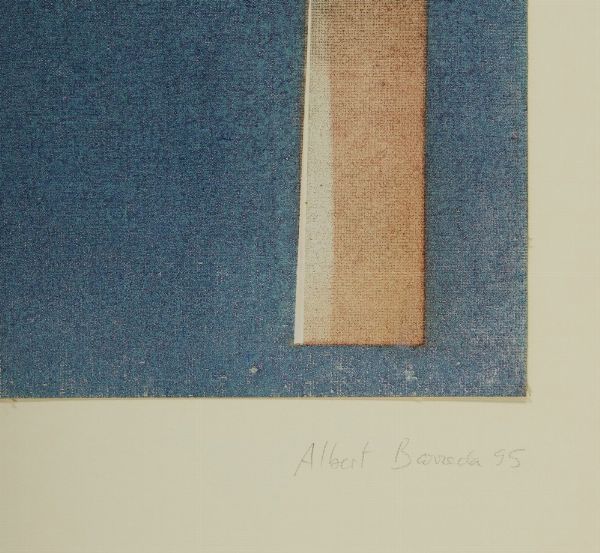 BARREDA ALBERT (n. 1945) : SENZA TITOLO  - Asta Asta 499 | ARTE MODERNA E CONTEMPORANEA Virtuale - Associazione Nazionale - Case d'Asta italiane