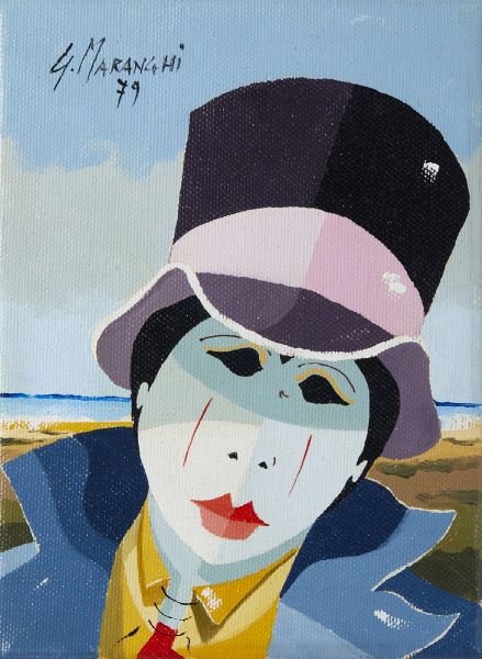 MARANGHI GIOVANNI (n. 1955) : GIOVANE  - Asta Asta 499 | ARTE MODERNA E CONTEMPORANEA Virtuale - Associazione Nazionale - Case d'Asta italiane