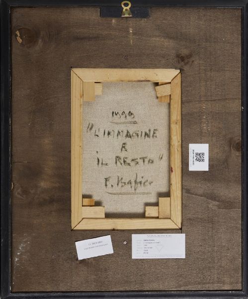 BAFICO ENRICO (n. 1943) : L'IMMAGINE E IL RESTO  - Asta Asta 499 | ARTE MODERNA E CONTEMPORANEA Virtuale - Associazione Nazionale - Case d'Asta italiane