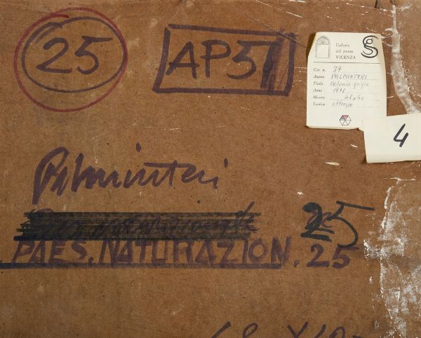 PALMINTERI GIANNI (1924 - 1996) : VELONIA GRIGIA  - Asta Asta 499 | ARTE MODERNA E CONTEMPORANEA Virtuale - Associazione Nazionale - Case d'Asta italiane