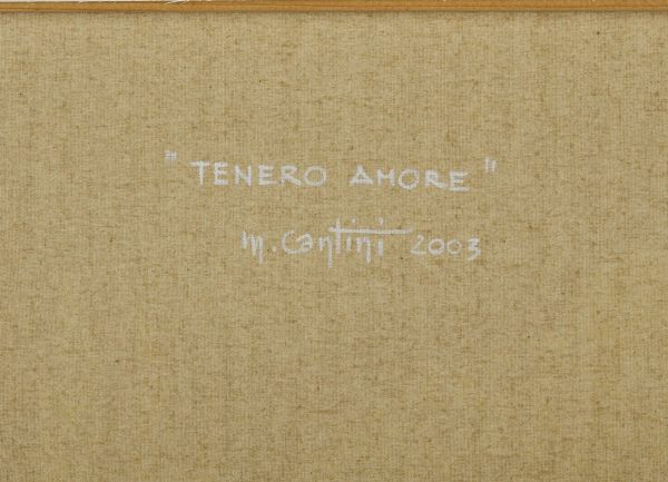 CANTINI MASSIMO (1946 - 2023) : TENERO AMORE  - Asta Asta 499 | ARTE MODERNA E CONTEMPORANEA Virtuale - Associazione Nazionale - Case d'Asta italiane