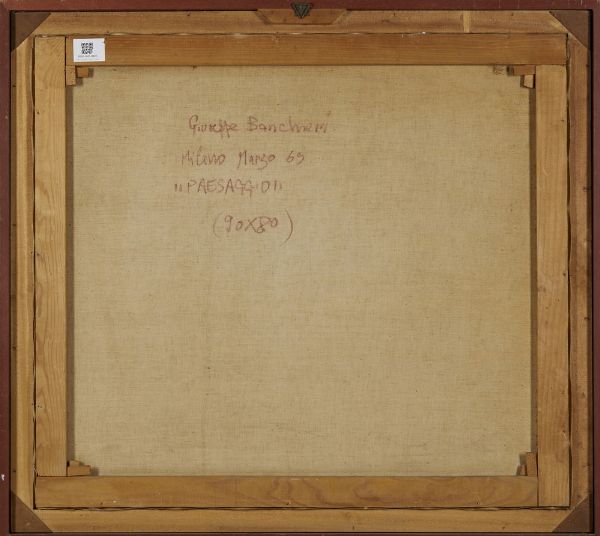BANCHIERI GIUSEPPE (1927 - 1994) : PAESAGGIO  - Asta Asta 499 | ARTE MODERNA E CONTEMPORANEA Virtuale - Associazione Nazionale - Case d'Asta italiane