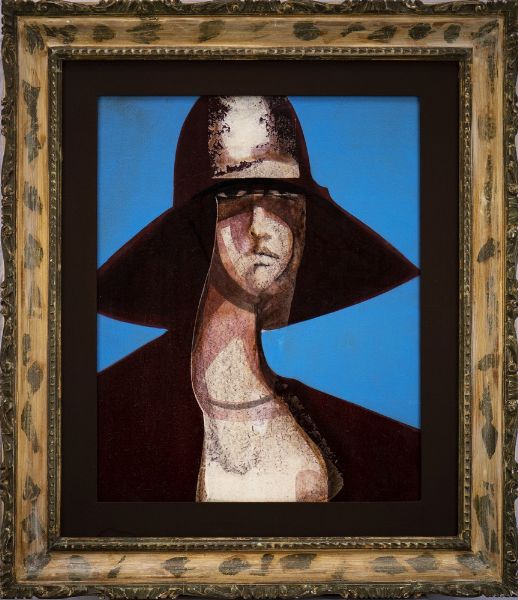 RAPISARDI ALFIO (1929 - 2018) : DONNA CON CAPPELLO  - Asta Asta 499 | ARTE MODERNA E CONTEMPORANEA Virtuale - Associazione Nazionale - Case d'Asta italiane