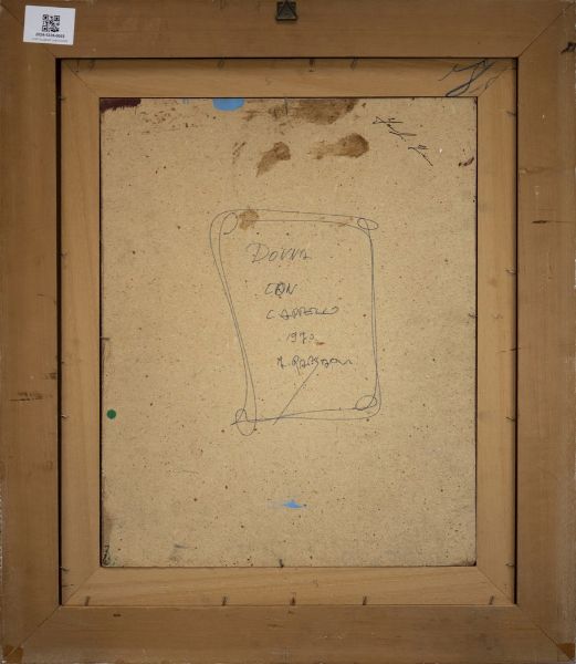 RAPISARDI ALFIO (1929 - 2018) : DONNA CON CAPPELLO  - Asta Asta 499 | ARTE MODERNA E CONTEMPORANEA Virtuale - Associazione Nazionale - Case d'Asta italiane